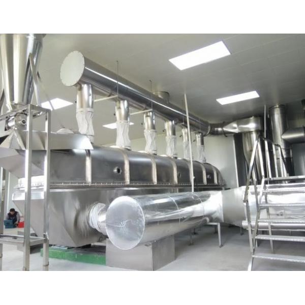 Quality 304SS 500kg/H Chemical Vibro Horizontal Continuous Fluidized Bed Dryer for sale