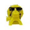 China Sturdy Durable Inflatable Slide Blower , Yellow Inflatable Toy Blower Low Noise factory