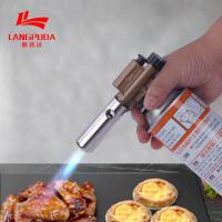 China Adjustable Flame 150g/h Refillable Butane Torch Security Lock factory
