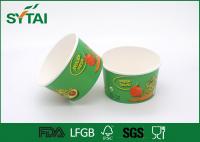 China Green Large Capacity Biodegradable Paper Salad Bowl For Vegetables factory