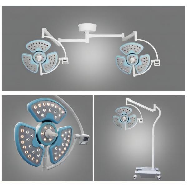Quality LED 3 Petal Type Mobile Shadowless Operating Lamp Operation Theatre Light EXPERT for sale