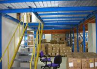 China Steel Q235 Industrial Storage Mezzanine Floors With Steel Plate 500kg/M² factory