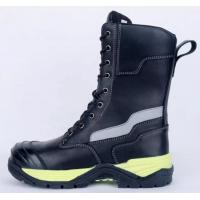 Quality Anti Smash Industrial Work Boots Euro37# - 48# Kevlar Firefighter Steel Toe for sale