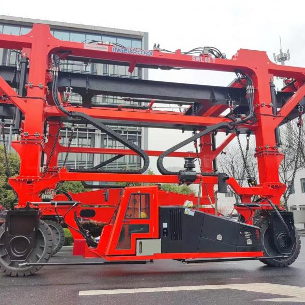 Quality 60T Port Straddle Carrier Manufacturer For Container Handling / Stacking for sale