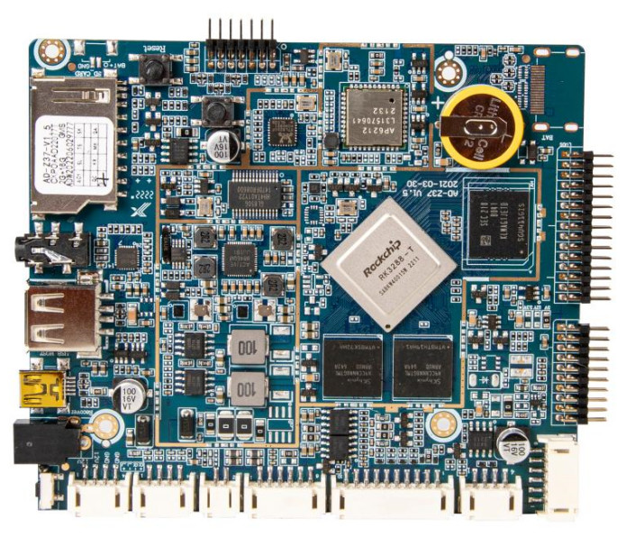 China Smart Android Control Mother Board RK3288 Android Embedded Board For Self Sevice Kiosk factory