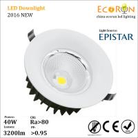 China 70mm 95mm 115mm cutout cob led downlight 10w 15w 20w dimmable led cob downlight for sale