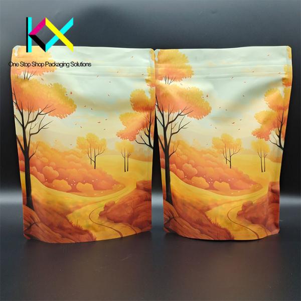 Quality Eco Friendly Recyclable Packaging Bags for Cookie Gummy Candy Stand Up Pouch with customer's logo for sale