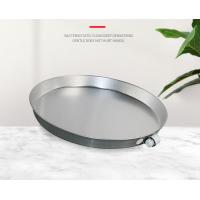 China 20" to 30" Large Aluminium Water Heater Drain Pan with PVC Drain Connection factory