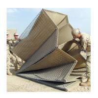 Buy cheap SGS Square Shape Military Defensive Barrier Gabion Barriers 300GSM In Ghana from wholesalers