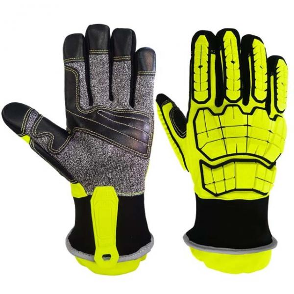 Quality 3X44EP  EN388 2016 Standard Rescue Extrication Gloves Puncture Resistance for sale