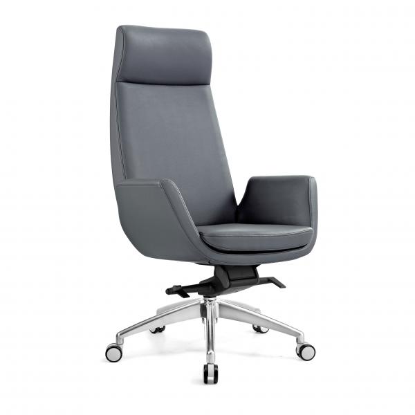 Quality Tilt Sterling Executive Leather Office Chair Aluminium Frame for sale