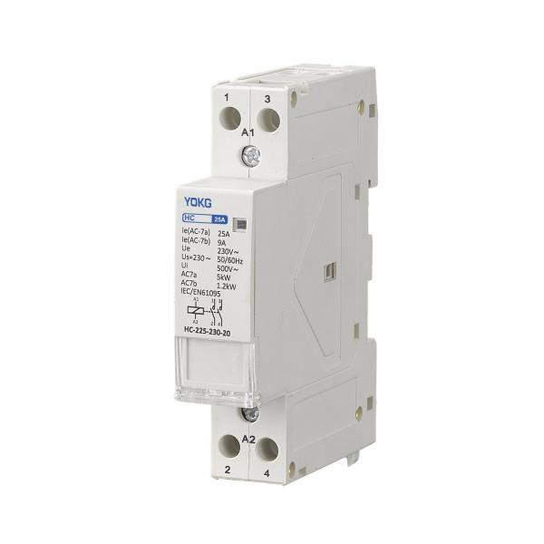 Quality 25A Mini Household AC Contactor Din Rail Contactor 50Hz IEC for sale