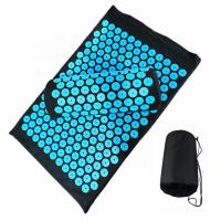 China Relieve Stress Back Body Massage Yoga Acupuncture Mat With Pillow for sale