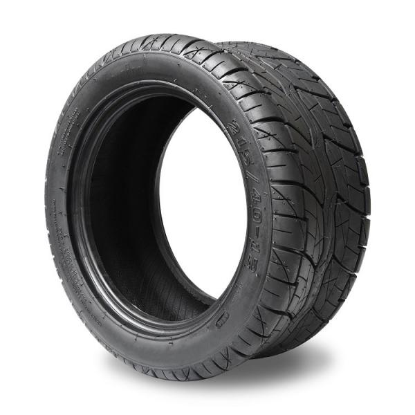 Quality Golf Cart 215/40-12 Street Tubeless Tires Compatible with 12 Inch Wheels (No Lift Required) for sale