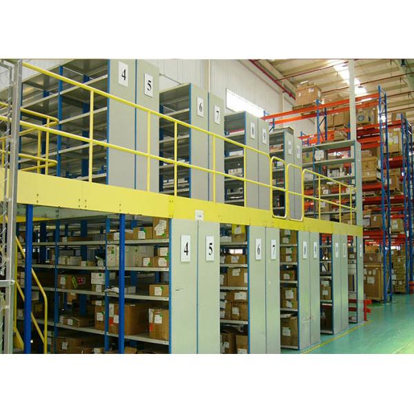 Quality Warehouse Mezzanine Floor Racking System , Customzied Industrial Metal Racks For Storage for sale