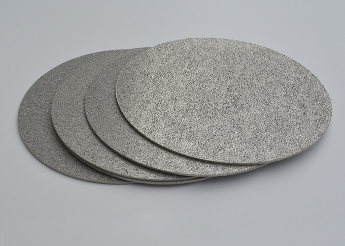 China Muffler Noise Reduction Sintered Plate , Sintered Filter Disc Without Particle Shedding factory