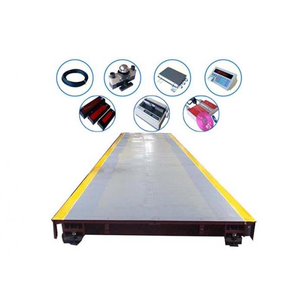 Quality 18m RS232 Surface Mounted Weighbridge 60MA Automatic for sale