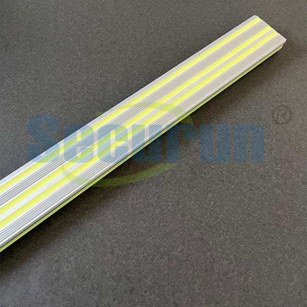 Quality Aluminium Photoluminescent Stair Nosing Strip For School Step Edge Protection for sale