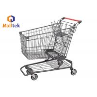 China American Design Metal Supermarket Shopping Trolley Cart For Eco - Friendly factory