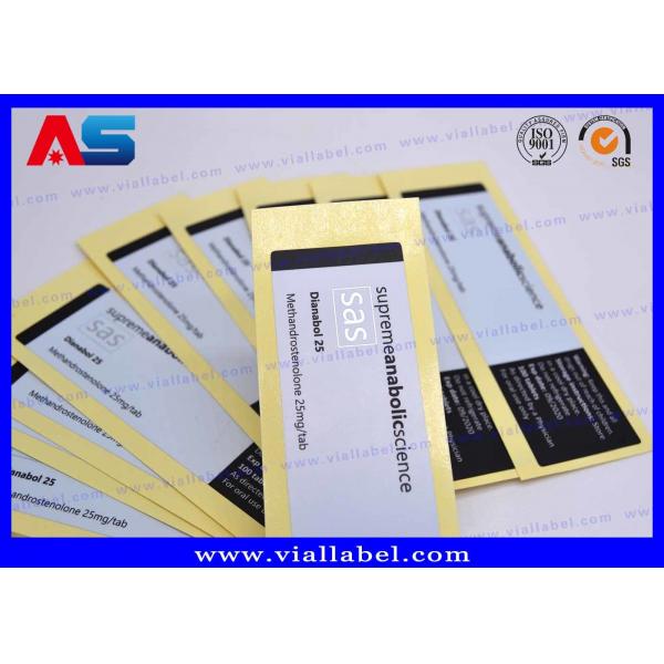 Quality Waterproof Plastic Vials Labels Printing Of Bodybuilding Labeled Vials For Oils for sale