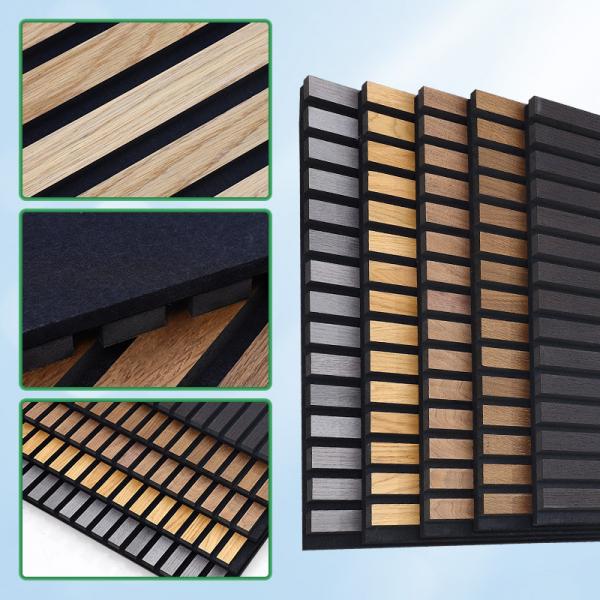 Quality Akupanel Soundproofing Acoustic Wood Slat Wall Panels for sale