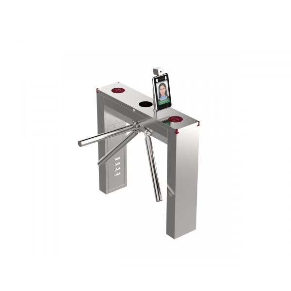 Quality Automatic Face Recognition Thermal Scanner SUS304 Tripod Turnstile Gate ISO Certified for sale