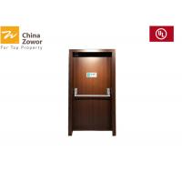 Quality Single Swing 70 mm/ 90 mins/ 40 dB Soundproof Steel Insulate Fire Door for sale