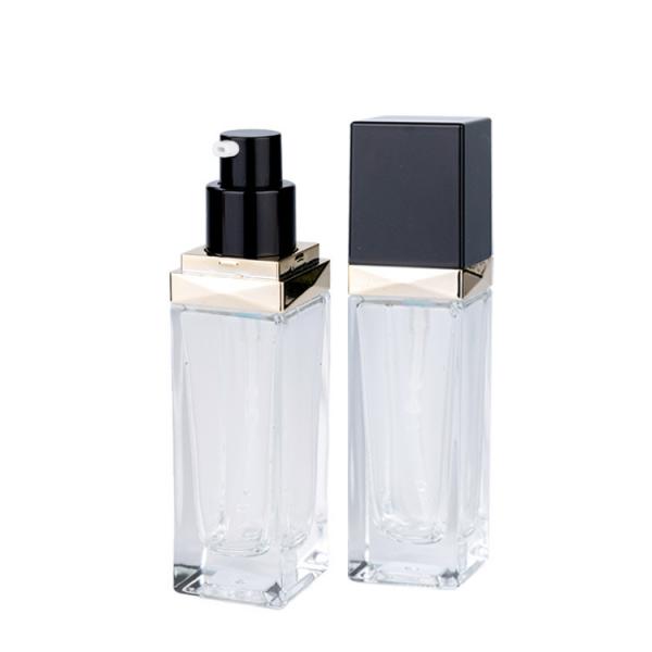 Quality Transparent Empty Foundation Bottle 30ml Liquid Foundation Travel Container for sale