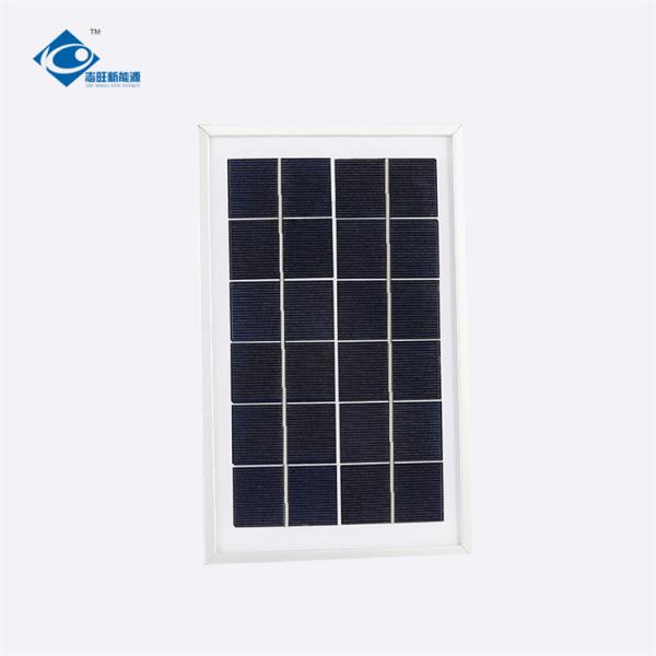 3W 6V POLY SILICON solar panel battery charger ZW-3W-6V-3 Glass Laminated transparent solar panels