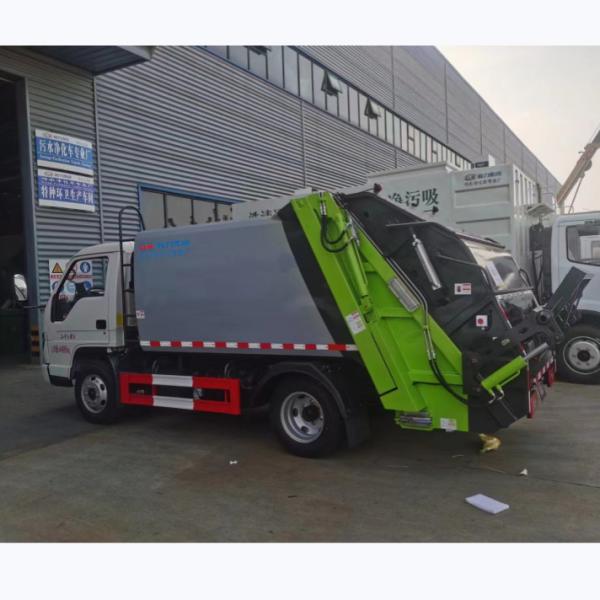 Quality Garbage Truck With Compactor Foton Carbon Steel Compactor Garbage Truck Max Driving Speed 90 Km/H for sale