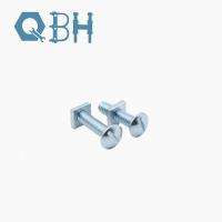 China Carbon steel galvanized Anglo - American half - round head square neck bolts 1/4 factory
