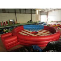 China Amusement Park Inflatable Sports Games Round Blow Up Sports Arena Dia.6m Customized factory