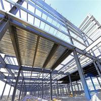 China Fire Proof Light Steel Frame Prefabricated Steel Structure Building Grey Color factory