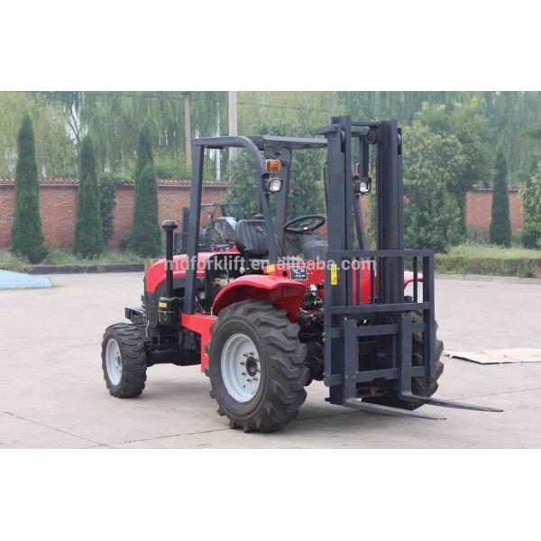 Quality Customized Color All Terrain Fork Truck 1.5 Ton 4wd With Hydraulic Motor for sale