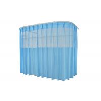 China Ceiling Mounted Hospital Cubicle Curtain With Tracking Systems factory