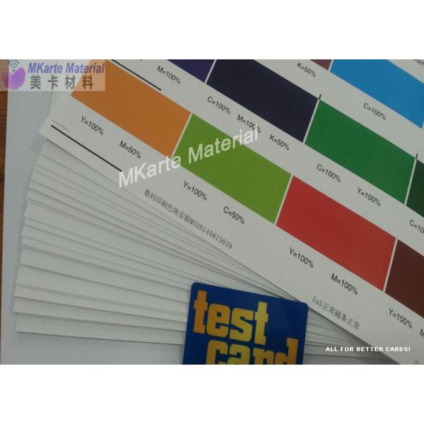 Quality Digital print pvc sheet HP Indigo single-sided MDP-HP-SS-W for card production for sale