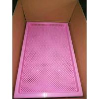China Lightweight Food Grade Stackable Plastic Trays / Cooling Tray 762*495*55mm for sale