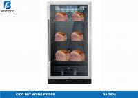 China SS Ventilation Plinth Meat Dry Aging Refrigerator Small Size Cooler DA-280A Auto Closing factory