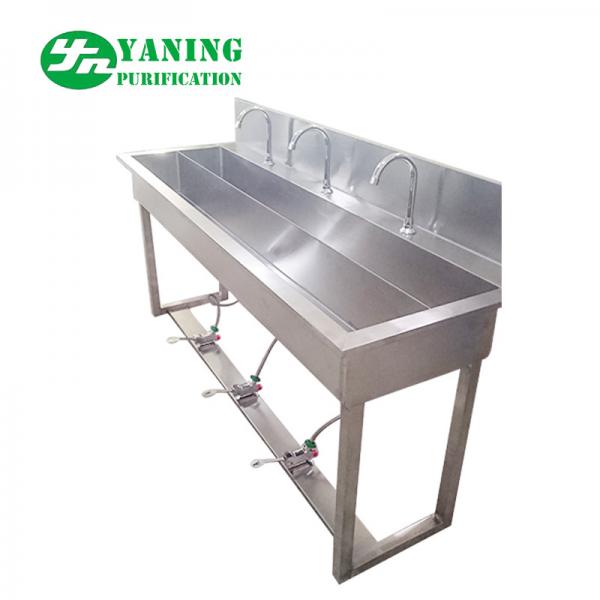 Quality Foot Operated Stainless Steel Hand Wash Basin Sink For Laboratory / Operating for sale