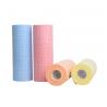 China 100% polyester hydrophilic cleaning towel Spunlace nonwoven fabric clean cloth colorful printed wavy type factory