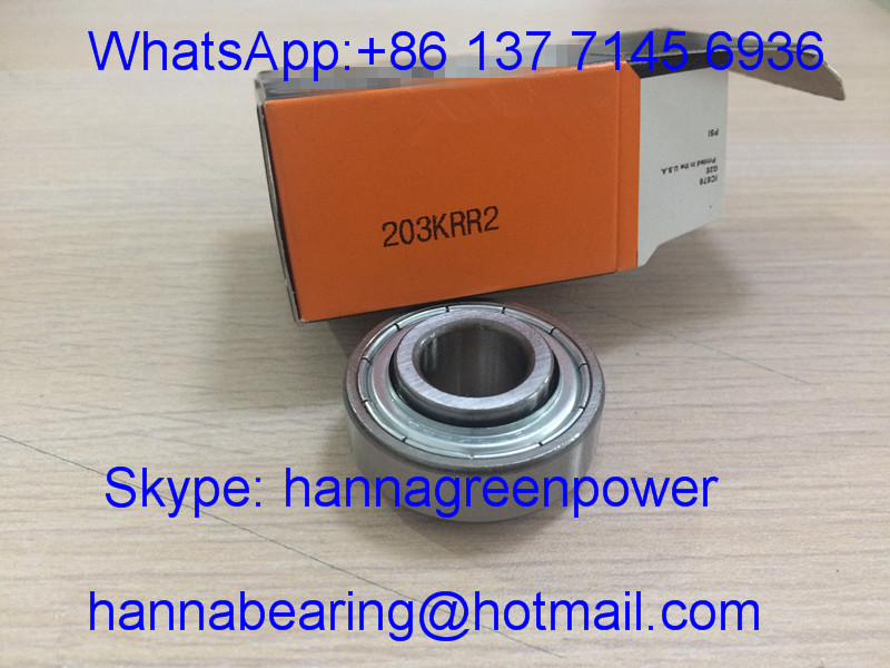 China 203KRR2 Metal Shielded Insert Ball Bearing / Agricultural Bearing 16.256*40*18.288 / 12mm factory