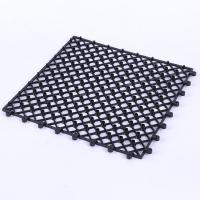 China DIY Floor Plastic Click Base Deck Tile with 10-14mm Thickness and Cutting Service factory