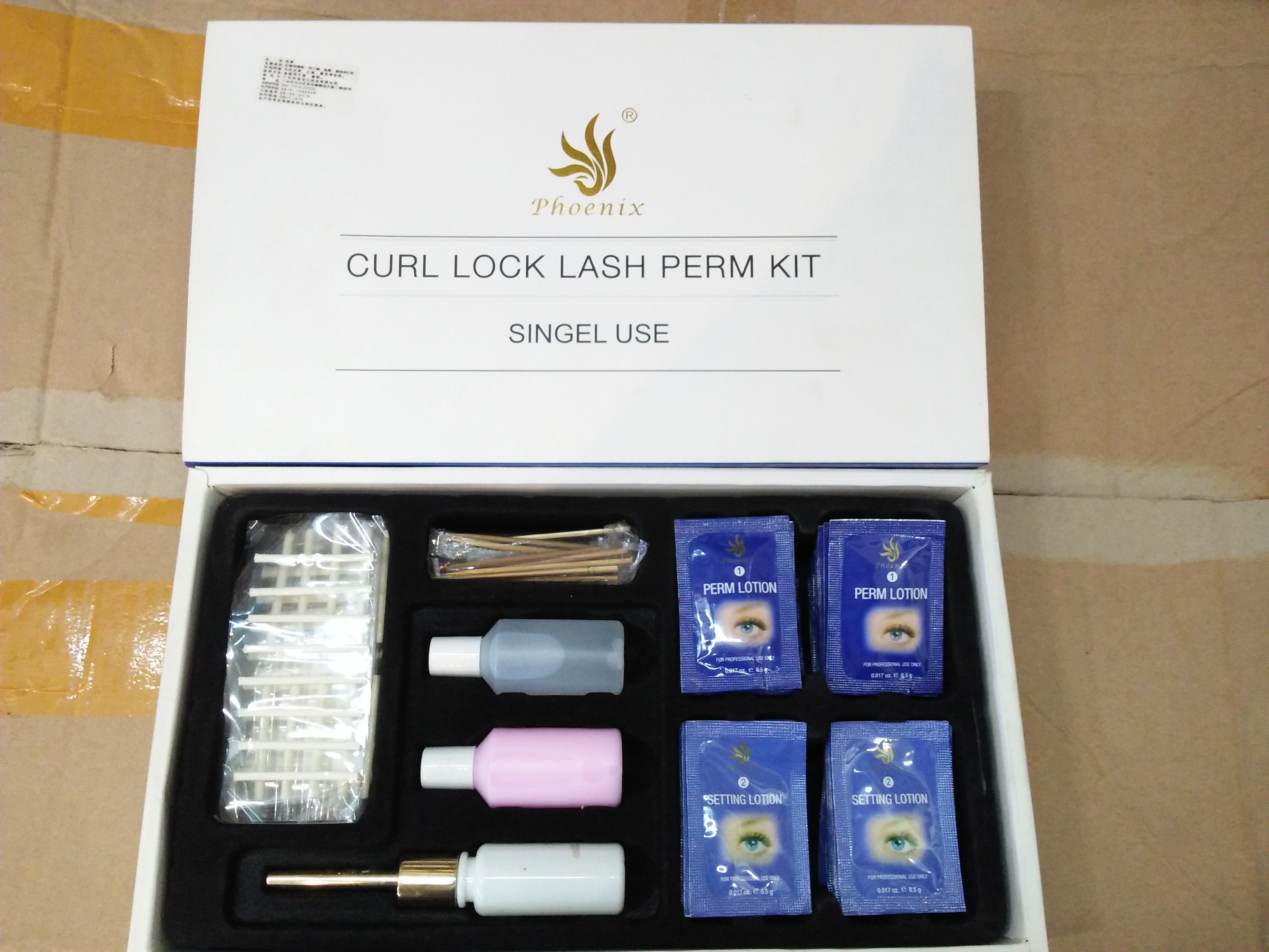 China Sachet Packaged Eyelash Curling Perming Curler Perm Kit Perm Liquid Eyelash Wave Lotion Kit factory