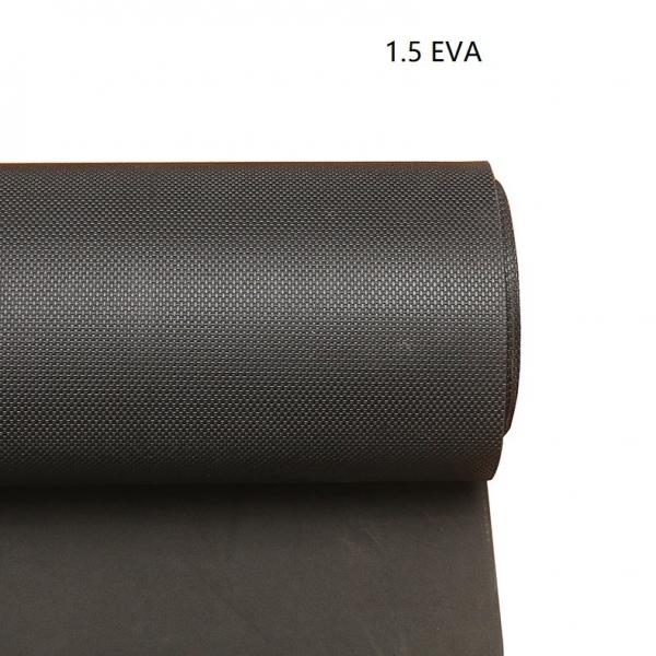 Quality 1.5mm High Density Foam Underlay Sound Proofing Comfort Step Black Foam Underlay for sale