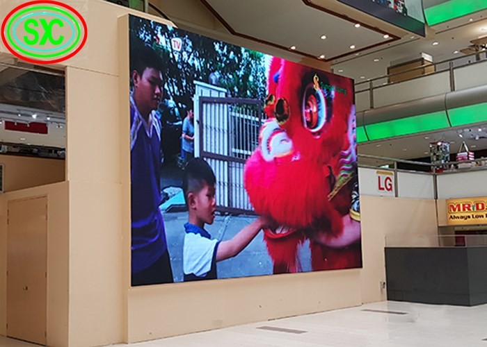 China P4 Advertising Indoor full color multi color led display board factory