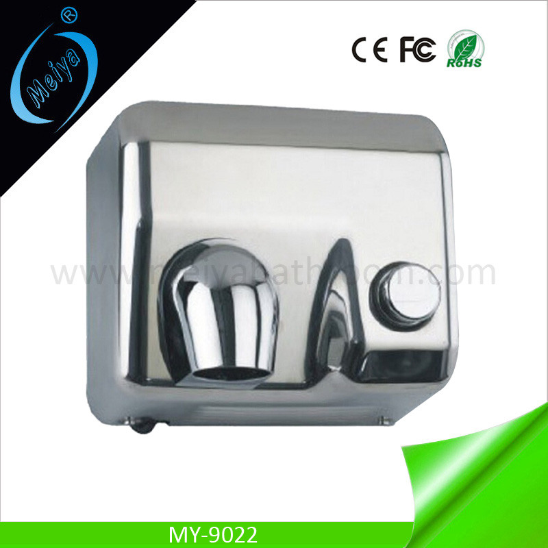 China automatic sensor stainless steel hand dryer with button factory