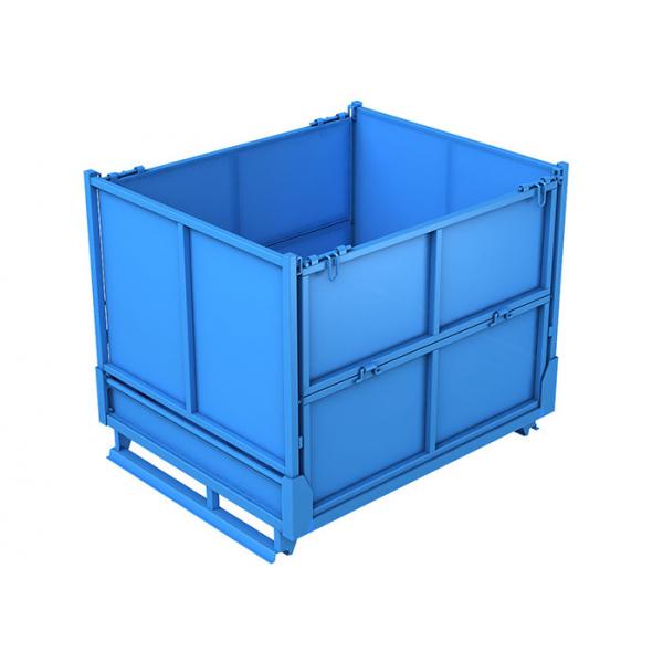 Quality Storage Metal Pallet Cage Large Stillage Container Stackable 1000x800 for sale