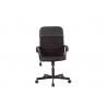 China Black Leather Office Chair With Armrest Zipper , Wearable Swivel Computer Chair factory