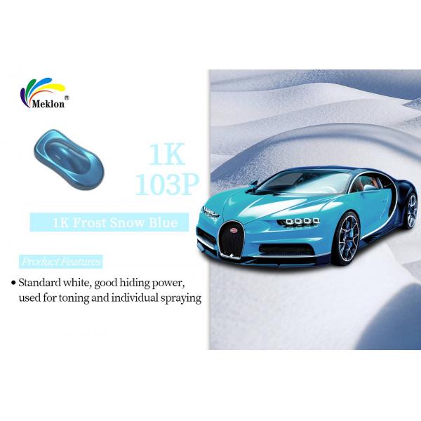 Quality Hot Sale Good Gloss 1K Frost Snow Blue Color Tinters Car Coating Repair Auto for sale