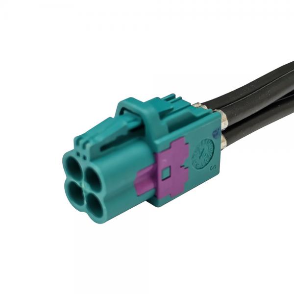 Quality 2 In 1 RF MINI FAKRA Coaxial Cable Dual Port Connector To Z Code For RG174 for sale